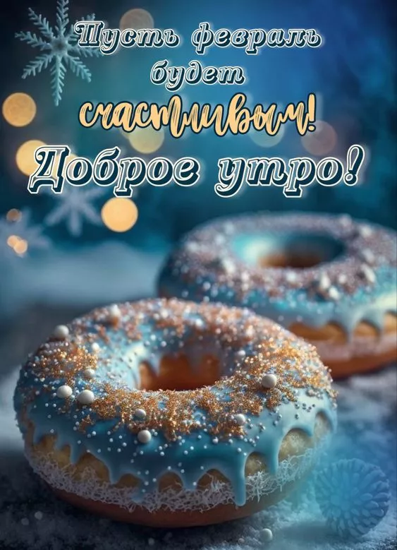 Красивые картинки Доброе утро февраля. Доброе утро февраля: красивые картинки