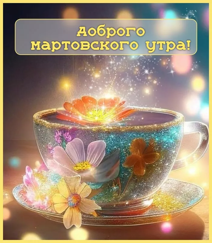 Красивые картинки Доброе мартовское утро. Картинки с добрым мартовским утром — красивые и новые
