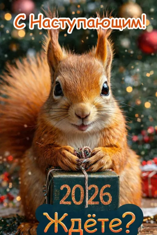 Картинки "С наступающим Новым годом!" 2026. Прикольные и смешные картинки с наступающим Новым годом