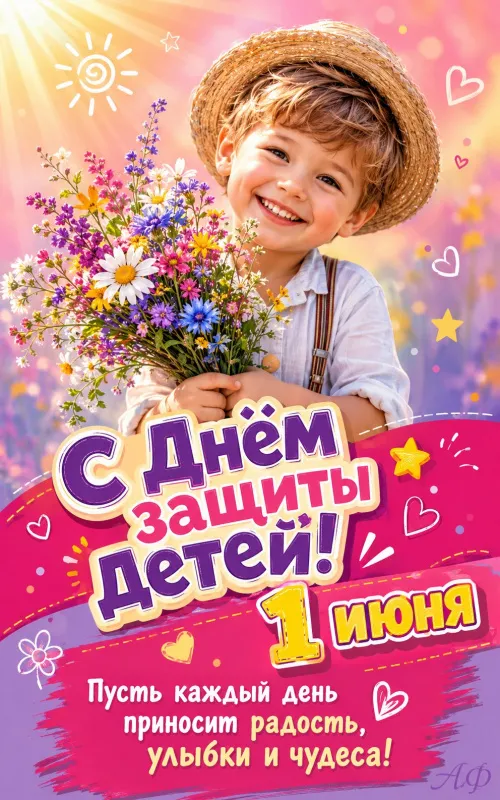 Картинки с Днём защиты детей. Добрые поздравления с Днём защиты детей