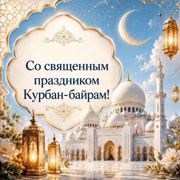 Открытки с праздником Курбан-байрам