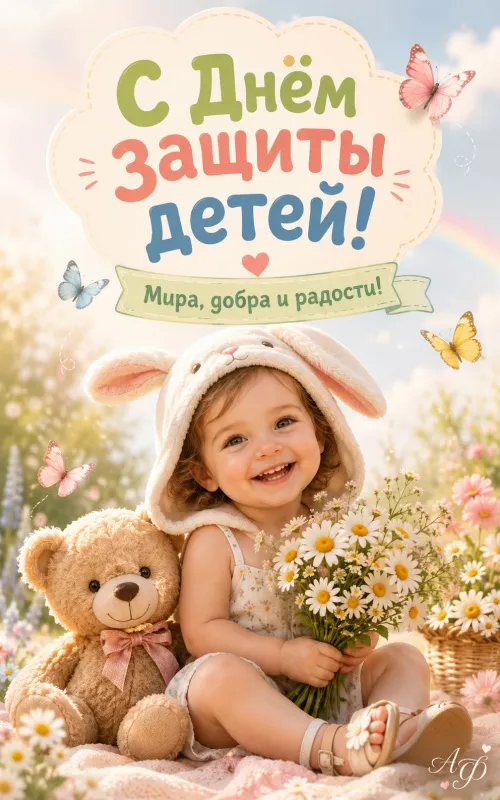 Картинки с Днём защиты детей. Красивые картинки с Днём защиты детей