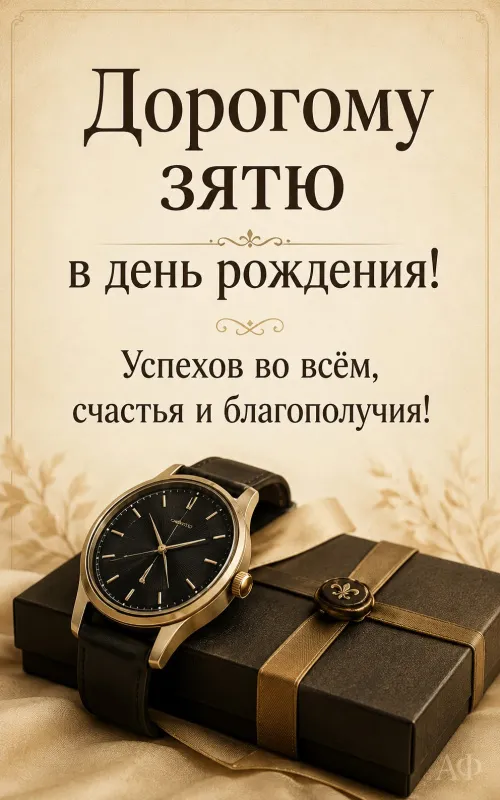 Открытки с Днем рождения зятю. Открытки с Днём рождения любимому зятю