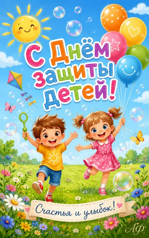 Картинки с Днём защиты детей. Прикольные картинки с Днём защиты детей - 1 июня